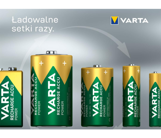 VARTA Recharge Accu Power AAA 800mAh (4 szt.) 56703101404 - 1456591 - zdjęcie 6